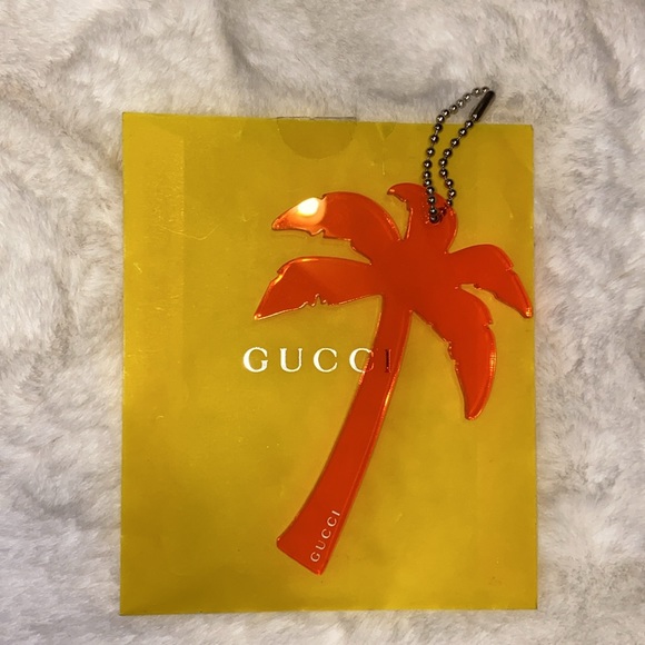 Authentic GUCCI Palm Tree Keychain - Picture 1 of 9